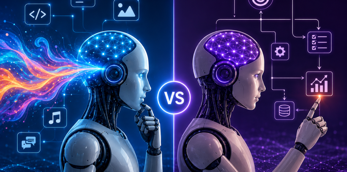 Agentic AI vs Generative AI: What Is the Difference?